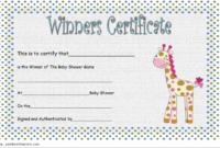 Baby Shower Winner Certificate Template: Top 7+ Funny Pertaining To Kindness Certificate Template 7 New Ideas Free