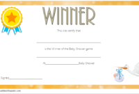 Baby Shower Winner Certificates Free [7+ Best 2019 Designs] Within Fantastic Free Teamwork Certificate Templates 7 Team Awards