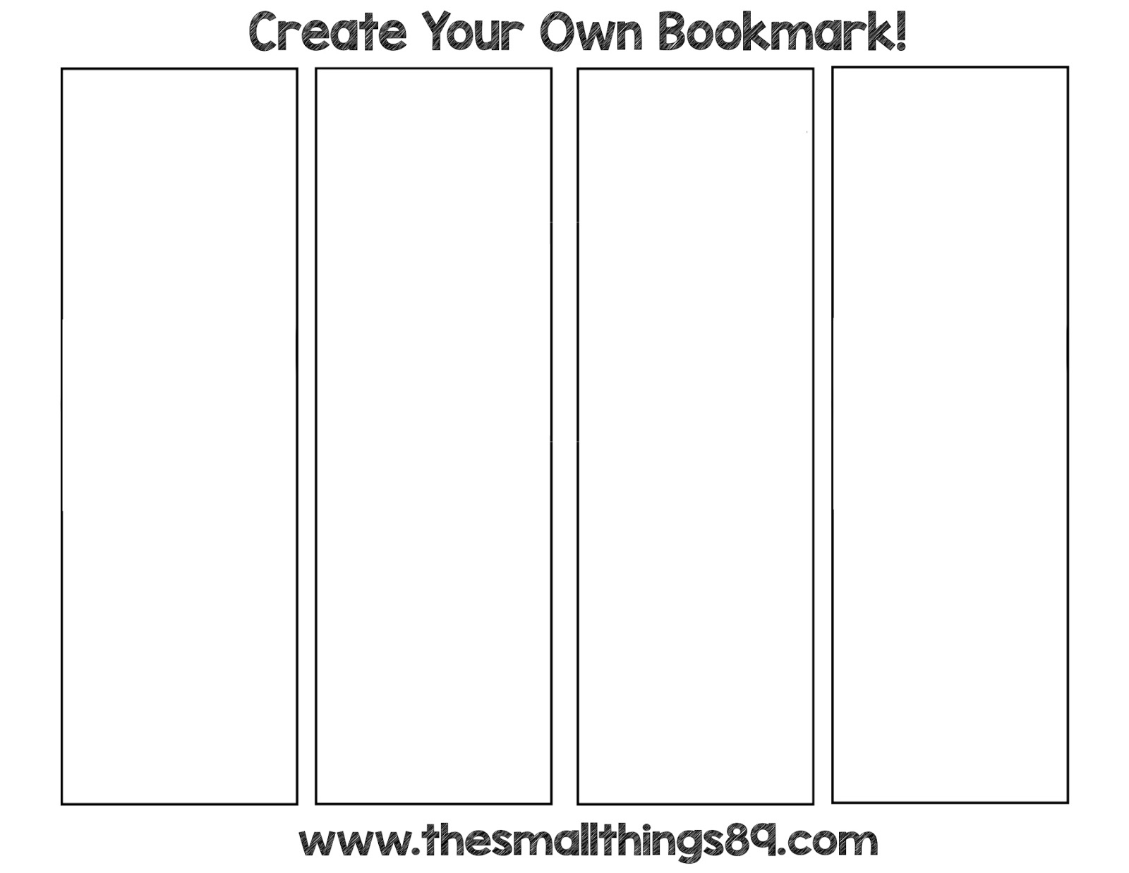 Back To School With Crayola Products! Score Printable Regarding Fascinating Free Blank Bookmark Templates To Print