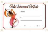 Ballet Certificate Templates [10+ Fancy Designs Free Download] Throughout Fantastic Ballet Certificate Templates