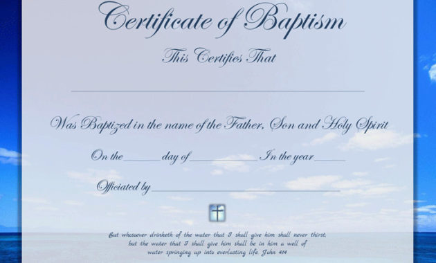 Baptism Certificate | Download Free &amp; Premium Templates With Regard To Awesome Baptism Certificate Template Download