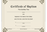 Baptism Certificate Template Download Printable Pdf With Baptism Certificate Template Download
