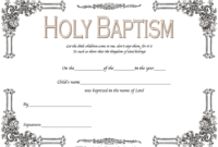 Baptism Certificate Template Word: 9+ Fresh Ideas Free Throughout Certificate For Best Dad 9 Best Template Choices