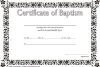 Baptism Certificate Template Word [9+ New Designs Free] In Roman Catholic Baptism Certificate Template