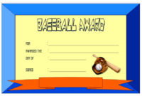Baseball Certificate Template Free: 14+ Award Designs Di Inside Baseball Achievement Certificates