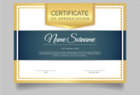 Beautiful Certificate Template With Golden Elements | Free Intended For Fantastic Beautiful Certificate Templates