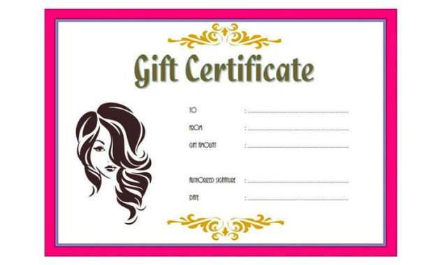 Beauty Salon Gift Certificate Free Download In 2020 | Gift With Regard To Fascinating Nail Salon Gift Certificate Template