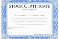 Best Of Corporate Stock Certificates Template Free Best Of For Free Blank Share Certificate Template Free