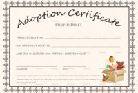 Blank Adoption Certificate Template Calep.midnightpig.co With Free Child Adoption Certificate Template Editable