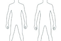 Blank Drawing Of Human Body | Free Download On Clipartmag Throughout New Blank Body Map Template