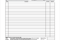 Blank Estimate Form Template (8) Templates Example Within Blank Estimate Form Template