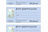 Blank Gift Certificate Template Ideas Dreaded How To Make Regarding Simple Indesign Gift Certificate Template
