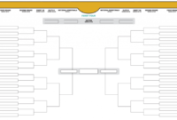 Blank March Madness Bracket Template | Templates Example Inside Free Blank March Madness Bracket Template