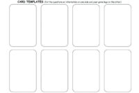 Blank Playing Card Template | Professional Templates For Fantastic Blank Playing Card Template