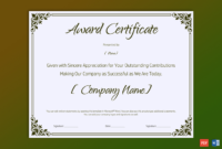 Blank Retirement Certificate Template Gct | Certificate For Free Retirement Certificate Templates For Word