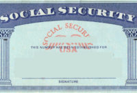 Blank Social Security Card Template | Social Security Card Throughout Blank Social Security Card Template