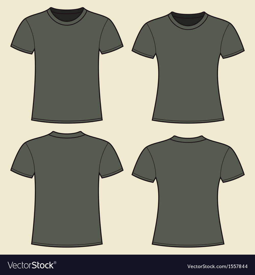 Blank T Shirts Template Royalty Free Vector Image Inside Amazing Blank T Shirt Outline Template