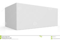 Blank Template Box Model Stock Photo. Image Of Grayscale Pertaining To Blank Packaging Templates