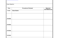 Blank Unit Lesson Plan Template (1 Di 2020 For Blank Unit Lesson Plan Template