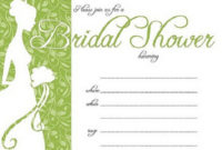 Bridal Shower Invitations Easyday For Blank Bridal Shower Invitations Templates