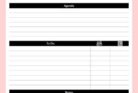 Business Meeting Agenda Template, Standard Meeting Minutes Regarding Awesome Template For Meeting Agenda And Minutes