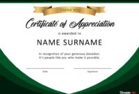 Certificate Of Appreciation Template Word ~ Addictionary With Regard To Free Template For Certificate Of Recognition