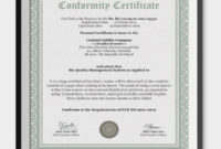 Certificate Of Conformance Template 7+ Free Word, Pdf Regarding Certificate Of Conformity Template