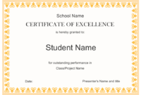 Certificate Of Excellence Template Download Printable Pdf Intended For Fresh Certificate Of Excellence Template Free Download