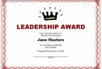 Certificate Template Holidaymapq Throughout Student Leadership Certificate Template Ideas