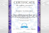 Certificate Template Printable Editable Design Diploma In Editable Stock Certificate Template