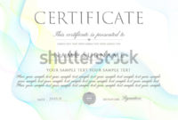 Certificate Template Printable Editable Design Diploma Inside Awesome Editable Stock Certificate Template