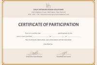Certification Of Participation Zohre.horizonconsulting Throughout Hayes Certificate Templates