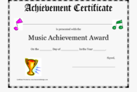 Clip Art Achievement Awards Template Music Award In Simple Piano Certificate Template Free Printable