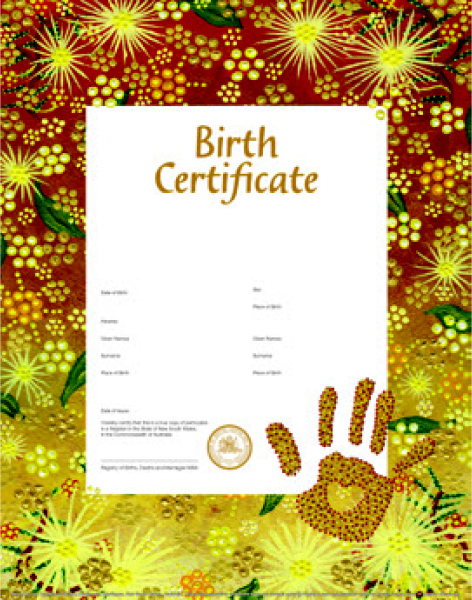 Commemorative Birth Certificate Designs | Nsw Government Pertaining To Commemorative Certificate Template