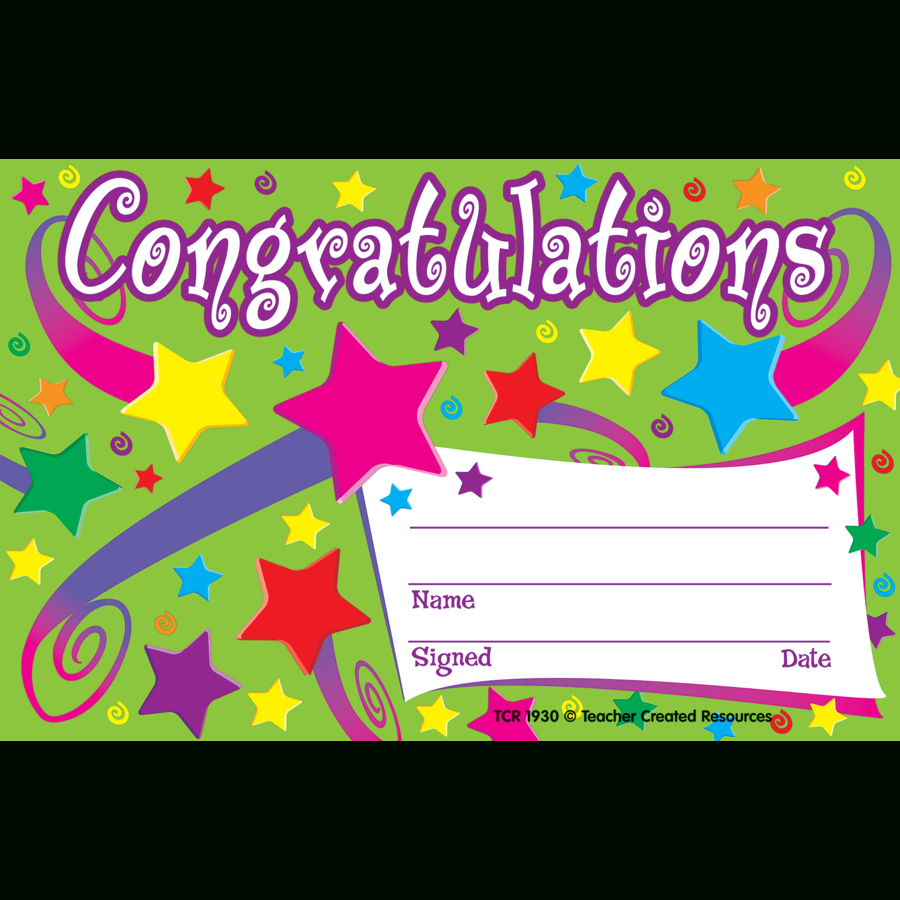 Congratulations Awards Tcr1930 | Teacher Created Resources Within Free Star Reader Certificate Templates