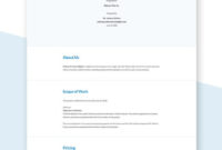 Contract Pricing Proposal Template Word | Google Docs Within Independent Government Cost Estimate Template