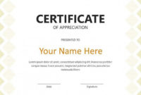 Creative Certificate Template | Free Powerpoint Template Pertaining To Fascinating Award Certificate Template Powerpoint