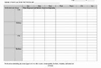 Daily Medication Schedule Template Inspirational Download Throughout Blank Medication List Templates