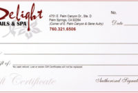 Delight Nails & Spa For Fascinating Nail Salon Gift Certificate