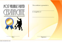 Download 10+ Basketball Mvp Certificate Editable Templates For New Basketball Certificate Template