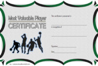 Download 10+ Basketball Mvp Certificate Editable Templates Regarding Volleyball Tournament Certificate 8 Epic Template Ideas