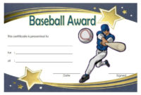 Editable Baseball Award Certificates [9+ Sporty Designs Free] Within Fascinating Baseball Achievement Certificate Templates