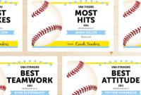 Editable Baseball Award Certificates Instant Download With Regard To Baseball Achievement Certificates