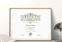 Editable Certificate Of Completion, Beauty Training Within Certificate Of Merit Templates Editable