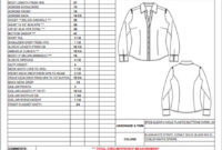 Fashion Apparel Tech Pack Templates My Practical Skills Inside Fashion Cost Sheet Template
