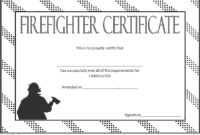 Firefighter Training Certificate Template 10+ Updated 2019 In Fire Extinguisher Certificate Template