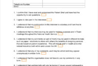 Free 10+ Sample Interview Consent Forms In Pdf | Ms Word Regarding Fresh Consent Agenda Template