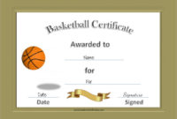 Free 20+ Sample Basketball Certificate Templates In Pdf Intended For Basketball Certificate Template