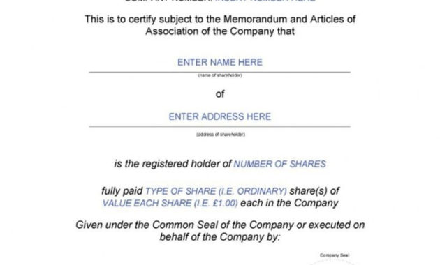 Free 40+ Free Stock Certificate Templates (Word Pdf) ᐅ Throughout Fascinating Corporate Secretary Certificate Template
