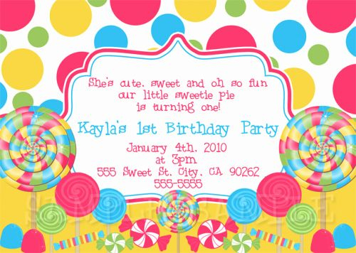Free Candyland Invitation Template Luxury Free Printable In New Blank Candyland Template
